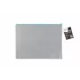 FolderSys Bolsa con cremallera A4 gris opaca de PP no tejido 270 x 350 mm