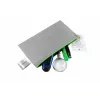 FolderSys bolsa con cremallera DL gris opaca PP no tejido 120 x 220 mm