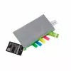 FolderSys bolsa con cremallera DL gris opaca PP no tejido 120 x 220 mm