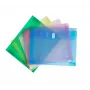 FolderSys 10 fundas para documentos DIN A4 apaisadas colores variados lisas 0,20 mm
