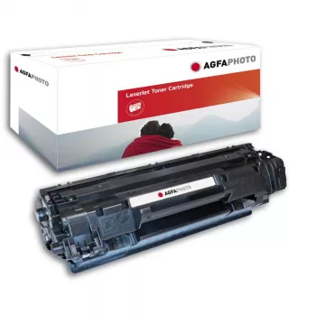 AGFAPHOTO Cartucho de tóner compatible negro - Sustituye a HP CE285A / Canon CRG-725
