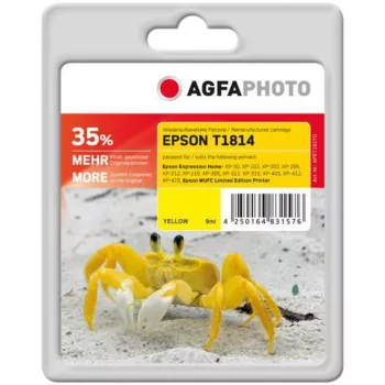 AGFAPHOTO APET181SETD Set de cartuchos de tinta - negro, cian, magenta, amarillo (pack de 4) compatible con Brother LC-1100