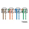 METZ CONNECT BTR E-DAT C6 6x8 AP Panel de parcheo distribuidor - CAT 6 - STP - gris - 1U - 19 pulgadas