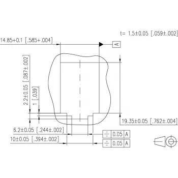 METZ CONNECT E-DAT Carcasa modular con 12 puertos, gris claro (RAL 7035), IP20, vacía
