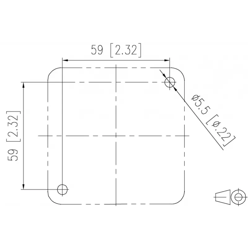 METZ CONNECT E-DAT Carcasa modular con 12 puertos, gris claro (RAL 7035), IP20, vacía