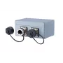 METZ CONNECT 1401010620ME caja de conexión Ethernet industrial, gris, metal, IP67, 124x78x57 mm