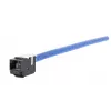 METZ CONNECT 130A10-29-I-B1 Plano negro conector hembra RJ45 Cat6A blindado módulo Keystone