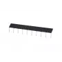 METZ CONNECT 850349-02 Bloque de conexión seccionable - 1 polo, conexión por tornillo, carril DIN, negro, IP20
