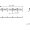 METZ CONNECT 850349-02 Bloque de conexión seccionable - 1 polo, conexión por tornillo, carril DIN, negro, IP20