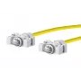 METZ CONNECT E-DAT Industry Cable de conexión V6 IP67 Cat6 SF/UTP 15m amarillo