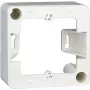 METZ CONNECT OpDAT marco de diseño 1 módulo sin tornillos blanco puro RAL 9010 85x43mm