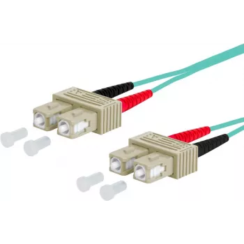 METZ CONNECT cable de conexión OpDAT OM3 SC-dúplex/SC-dúplex multimodo 5m aqua I-V(ZN)H 50/125