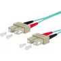 METZ CONNECT cable de conexión OpDAT OM3 SC-dúplex/SC-dúplex multimodo 5m aqua I-V(ZN)H 50/125