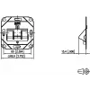 METZ CONNECT 130B20D11200KE toma de red empotrable keystone 1 puerto blanco puro