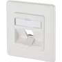 METZ CONNECT toma de pared empotrable keystone 1 puerto blanco puro (RAL 9010) 130B20D11002KE