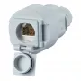 Metz Connect acoplador RJ45 Cat.6A 1 puerto gris claro 1309515003-E