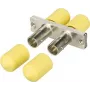 METZ CONNECT 150900D1-I adaptador de fibra óptica, metal sin recubrimiento, multimodo/monomodo