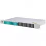 METZ CONNECT 150255BA12-E panel de conexiones de fibra óptica 1U 24 puertos LC-dúplex OM4 - gris (RAL 7035)