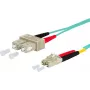 METZ CONNECT Cable de conexión OpDAT SC dúplex a LC dúplex OM3 5 m aqua