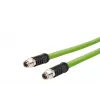 METZ CONNECT M12-M12 8 pines codificación X cadena portacables 10 m