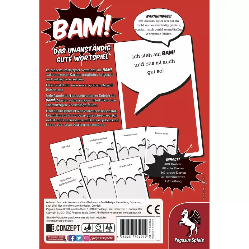 PEGASUS BAM! - El increíblemente buen juego de palabras