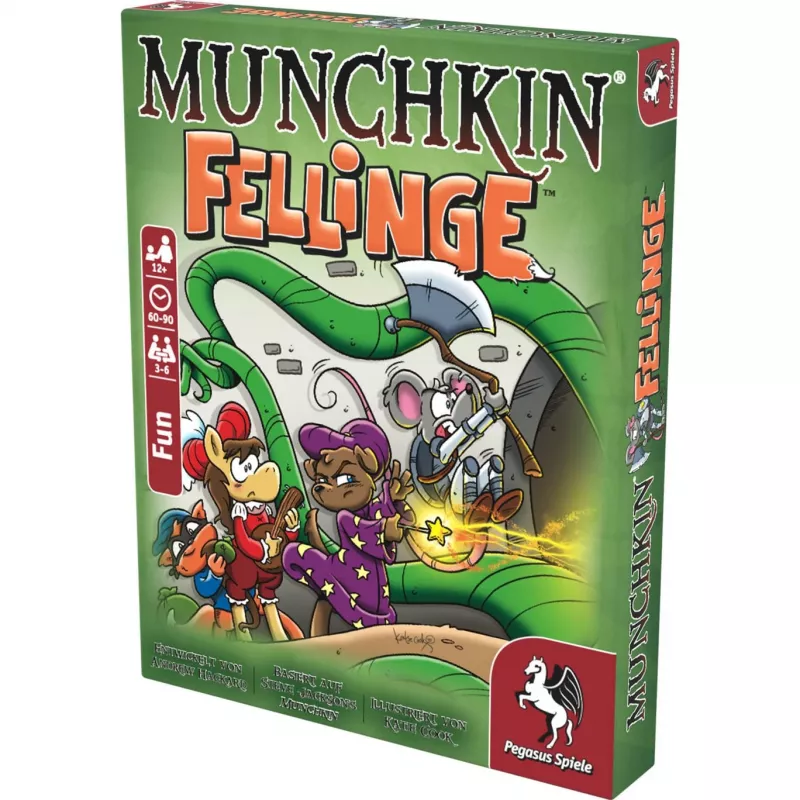 Pegasus Spiele Munchkin Fellinge (Demented Dungeons) Expansión juego de cartas