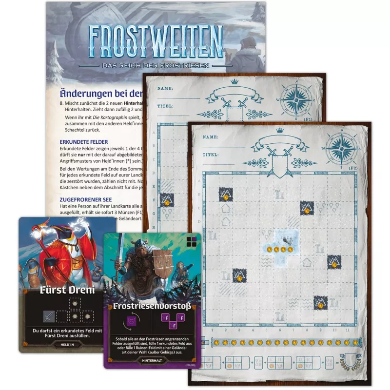 Pegasus Spiele El Cartógrafo & La Cartógrafa: Expediciones lejanas Expansión