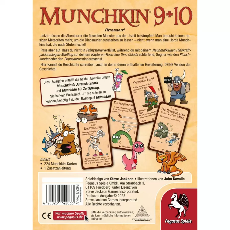 PEGASUS Munchkin 9+10 Expansión