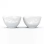 FIFTYEIGHT PRODUCTS Set de cuencos pequeños 100ml Grinning & Kissing blanco