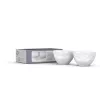 FIFTYEIGHT PRODUCTS Set de cuencos pequeños 100ml Grinning & Kissing blanco