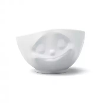 FIFTYEIGHT PRODUCTS Cuenco 500ml - Happy blanco