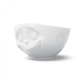 FIFTYEIGHT PRODUCTS Cuenco 500ml - Happy blanco