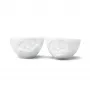 FIFTYEIGHT PRODUCTS Set de cuencos 200ml - Happy & Oh Please blanco
