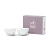 FIFTYEIGHT PRODUCTS Set de cuencos 200ml - Happy & Oh Please blanco