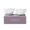 FIFTYEIGHT PRODUCTS Set de cuencos 200ml - Happy & Oh Please blanco