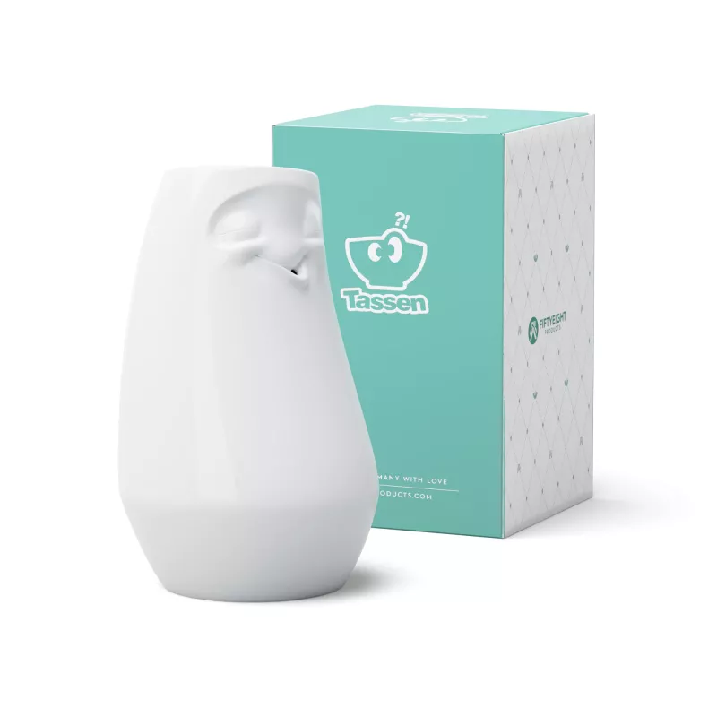 FIFTYEIGHT PRODUCTS FIFTYEIGHT Jarrón - Relaxed alto blanco