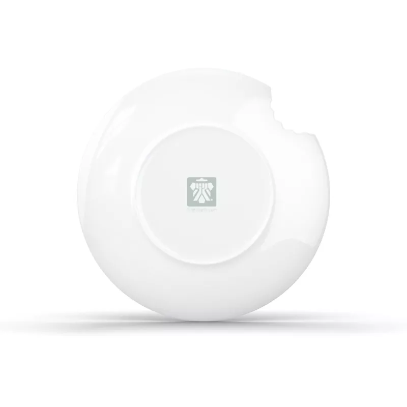 FIFTYEIGHT PRODUCTS FIFTYEIGHT 2 platos de tarta con borde para tenedor Ø 20 cm blanco
