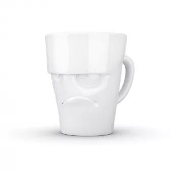 FIFTYEIGHT PRODUCTS FIFTYEIGHT taza con asa 350 ml - Grumpy blanco