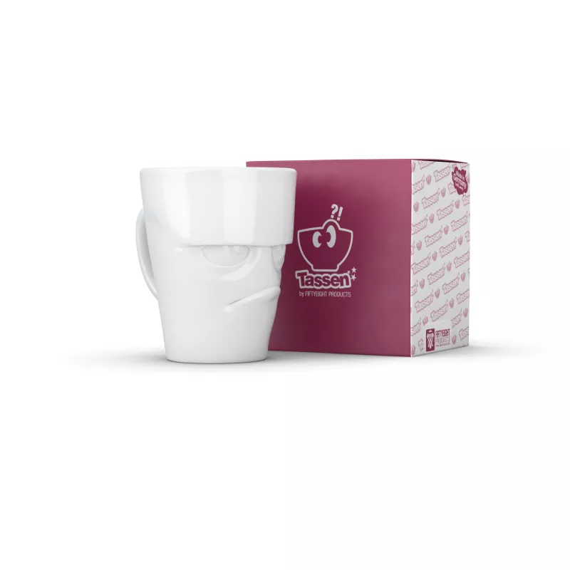 FIFTYEIGHT PRODUCTS FIFTYEIGHT taza con asa 350 ml - Grumpy blanco