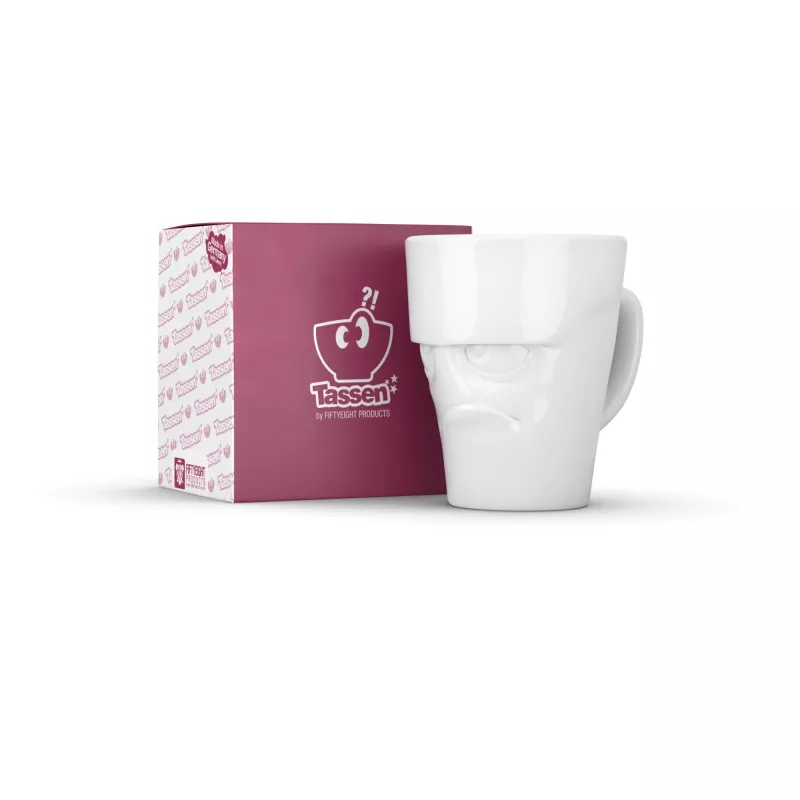 FIFTYEIGHT PRODUCTS FIFTYEIGHT taza con asa 350 ml - Grumpy blanco
