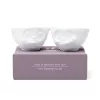 FIFTYEIGHT PRODUCTS set de cuencos 200 ml - Sleepy & Delicious blanco