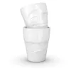 FIFTYEIGHT PRODUCTS taza 350 ml - Grumpy & Mischievous blanco