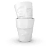 FIFTYEIGHT PRODUCTS taza 350 ml - Grumpy & Mischievous blanco
