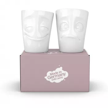 FIFTYEIGHT PRODUCTS FIFTYEIGHT taza 350 ml - Amused & Bewildered blanco