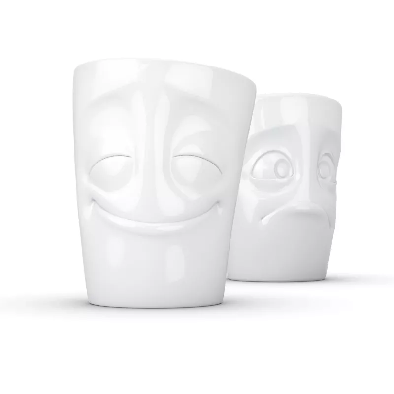 FIFTYEIGHT PRODUCTS FIFTYEIGHT taza 350 ml - Amused & Bewildered blanco