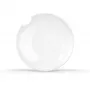 FIFTYEIGHT PRODUCTS FIFTYEIGHT 2 platos hondos con borde para tenedor Ø 24 cm blanco