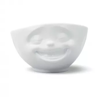 FIFTYEIGHT PRODUCTS cuenco 500 ml - Laughing blanco