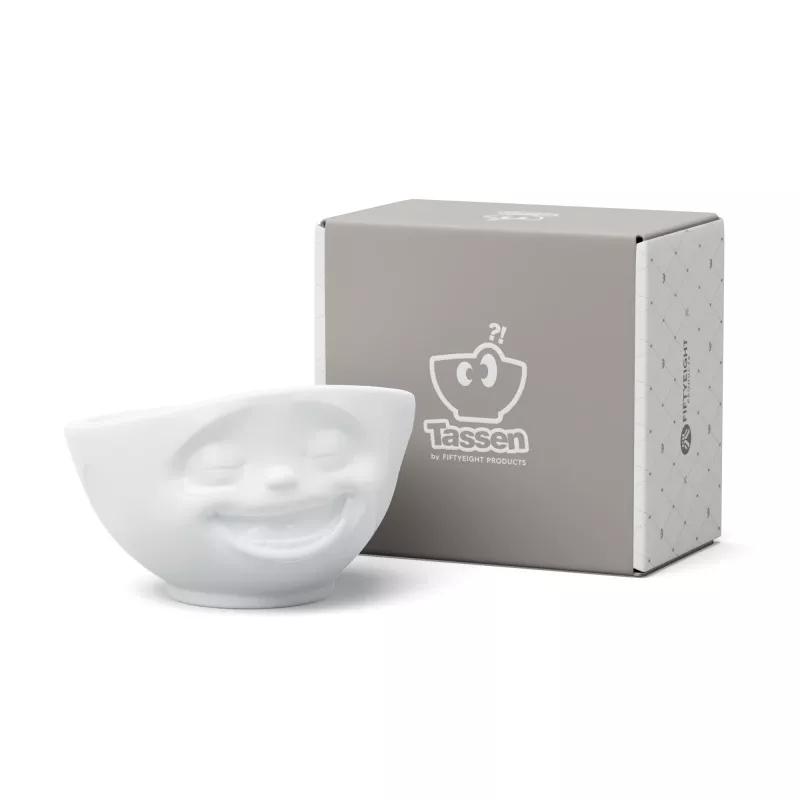 FIFTYEIGHT PRODUCTS cuenco 500 ml - Laughing blanco