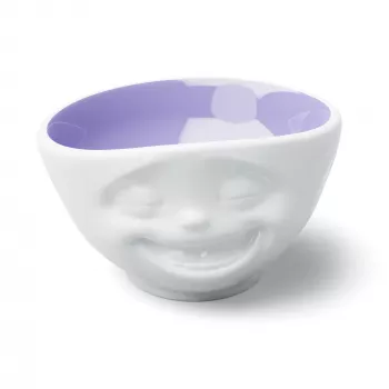 FIFTYEIGHT PRODUCTS Cuenco 500 ml - Laughing Face Inside Lavender
