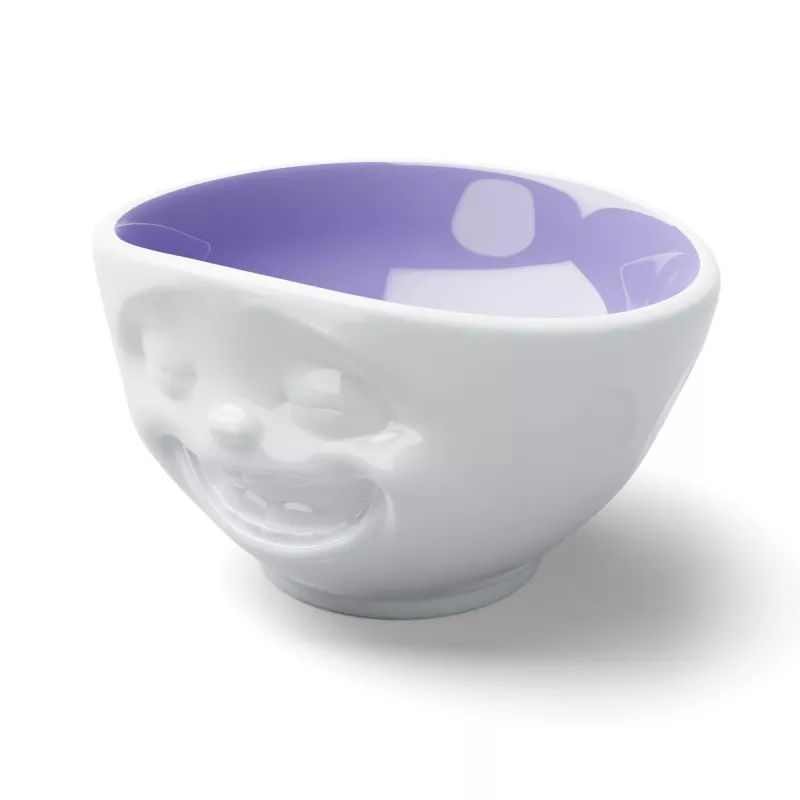 FIFTYEIGHT PRODUCTS Cuenco 500 ml - Laughing Face Inside Lavender